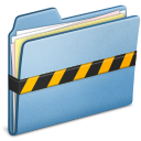 Blue Security Icon, Blue Security,Cats 2,Folder