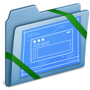 Blue Themes Icon, Blue Themes,Cats 2,Folder