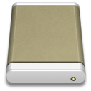 Lightbrown External Drive Icon, Lightbrown External Drive,Cats 2,Folder