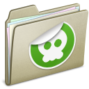 Lightbrown Sticker Icon, Lightbrown Sticker,Cats 2,Folder
