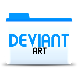 Deviantart Icon, Deviantart,Colorflow Full,Folder