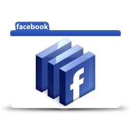 Facebook 2 Icon, Facebook 2,Colorflow Full,Folder