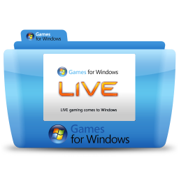 Games 4 windows live Icon, Games 4 windows live,Colorflow Full,Folder