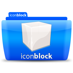 Iconblock 3 Icon, Iconblock 3,Colorflow Full,Folder