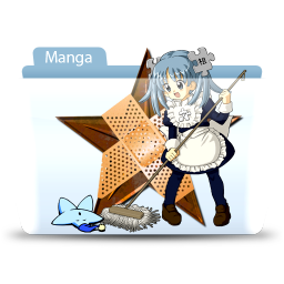 Manga Icon, Manga,Colorflow Full,Folder