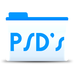 PSDs Icon, PSDs,Colorflow Full,Folder