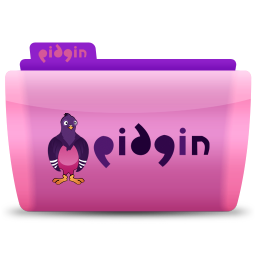 Pidgin Icon, Pidgin,Colorflow Full,Folder