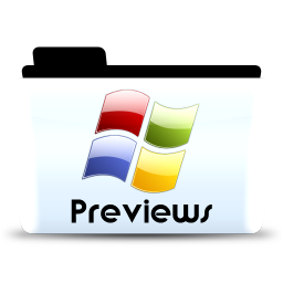 Previews Icon, Previews,Colorflow Full,Folder