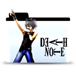 Ryuzaki deathnote Icon, Ryuzaki deathnote,Colorflow Full,Folder