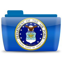 US airforce seal Icon, US airforce seal,Colorflow Full,Folder