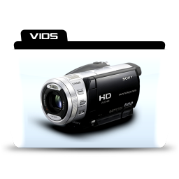 Vids Icon, Vids,Colorflow Full,Folder