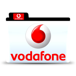 Vodafone Icon, Vodafone,Colorflow Full,Folder