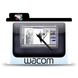 Wacom 1 Icon, Wacom 1,Colorflow Full,Folder