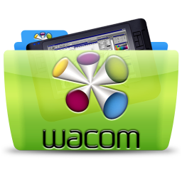 Wacom 2 Icon, Wacom 2,Colorflow Full,Folder