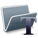 Titles Icon, Titles,Digital Video Techniques,Folder