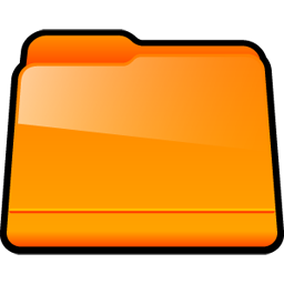Generic Orange Icon, Generic Orange,Dock Folders,Folder,