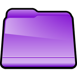 Generic Violet Icon, Generic Violet,Dock Folders,Folder,