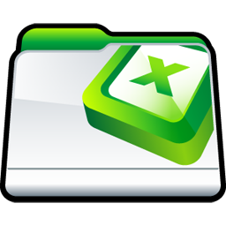 Microsoft Excel Icon, Microsoft Excel,Dock Folders,Folder,