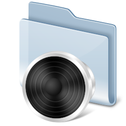 Audio Icon, Audio,Eko Folders,Folder