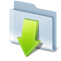 Downloads Icon, Downloads,Eko Folders,Folder