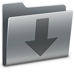 Downloads Icon, Downloads,Hyperion,Folder