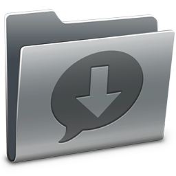iChat Downloads Icon, iChat Downloads,Hyperion,Folder