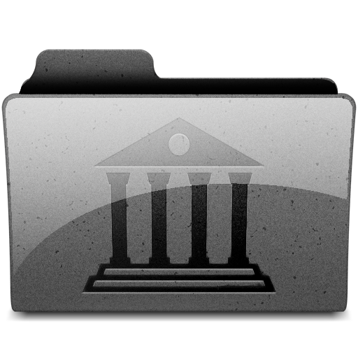 library Charcoal Icon, library Charcoal,LEOPARD SHINE FOLDERS,Folder,http://emerge78.deviantart.com/art/LEOPARD-SHINE-FOLDERS-75105544