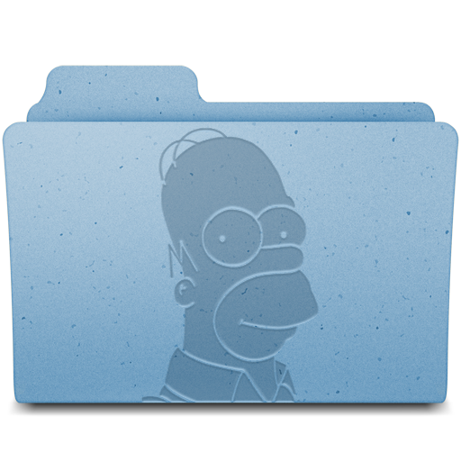 Homer Icon, Homer,Leopard Extra Folders,Folder,http://qwertykkk.deviantart.com/art/Leopard-Extra-Folders-93455891