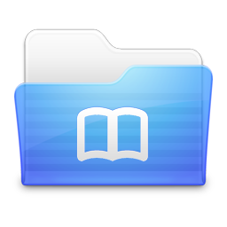 Library Icon, Library,Leopard Folders,Folder,