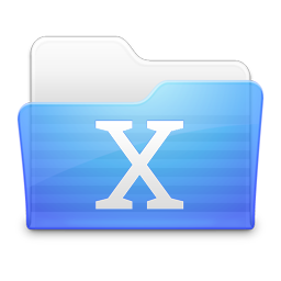 OS X Icon, OS X,Leopard Folders,Folder,