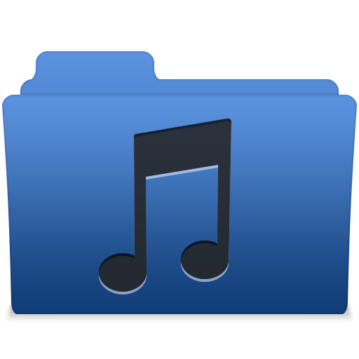 smooth navy blue music 1 Icon, smooth navy blue music 1,Leopard folder variations,Folder,http://GlossII.deviantart.com/art/Leopard-folder-variations-76747002