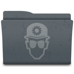 Developer Icon, Developer,Leox Graphite,Folder