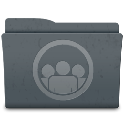 Group Icon, Group,Leox Graphite,Folder
