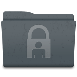 Private Icon, Private,Leox Graphite,Folder