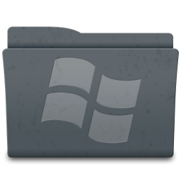 System windows Icon, System windows,Leox Graphite,Folder