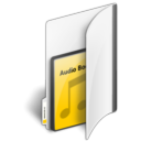 Folder Audio Book Icon, Folder Audio Book,Longhorn Folders,Folder