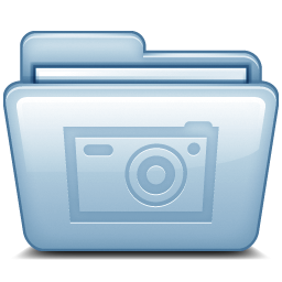 Blue Pictures Icon, Blue Pictures,Mac Folders,Folder