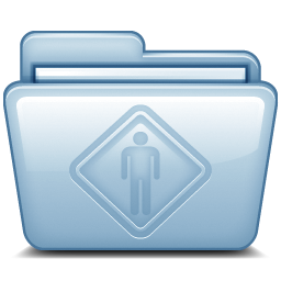 Blue Public Icon, Blue Public,Mac Folders,Folder