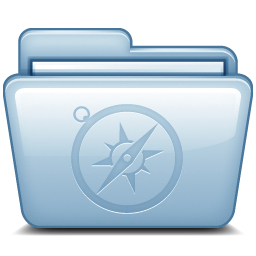 Blue Sites Icon, Blue Sites,Mac Folders,Folder