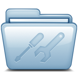 Blue Utilities Icon, Blue Utilities,Mac Folders,Folder
