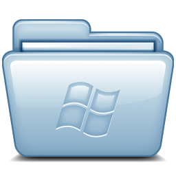 Blue Windows Icon, Blue Windows,Mac Folders,Folder