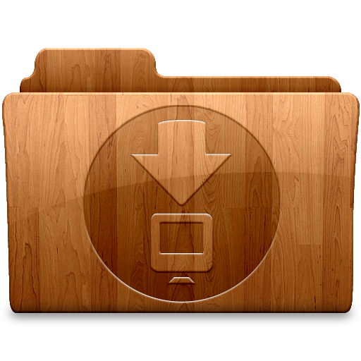 Downloads Icon, Downloads,Made Of Wood,Folder,http://Thvg.deviantart.com/art/Made-Of-Wood-95495113