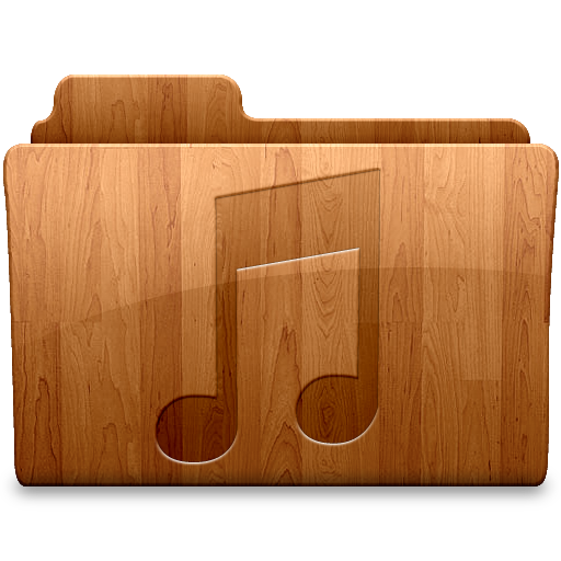 Music Icon, Music,Made Of Wood,Folder,http://Thvg.deviantart.com/art/Made-Of-Wood-95495113