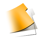 tangerine1 Icon, tangerine1,Peel Off,Folder,