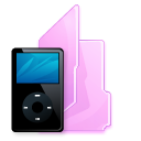 Folder ipod black Icon, Folder ipod black,Pink Folders,Folder