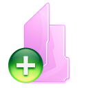Folder new Icon, Folder new,Pink Folders,Folder