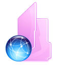 Folder web Icon, Folder web,Pink Folders,Folder