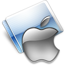 Apple gray Icon, Apple gray,Snow E2 Aqua,Folder
