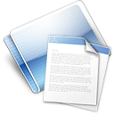 Documents Icon, Documents,Snow E2 Aqua,Folder