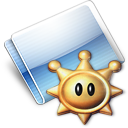 Games Shine Sprite Icon, Games Shine Sprite,Snow E2 Aqua,Folder